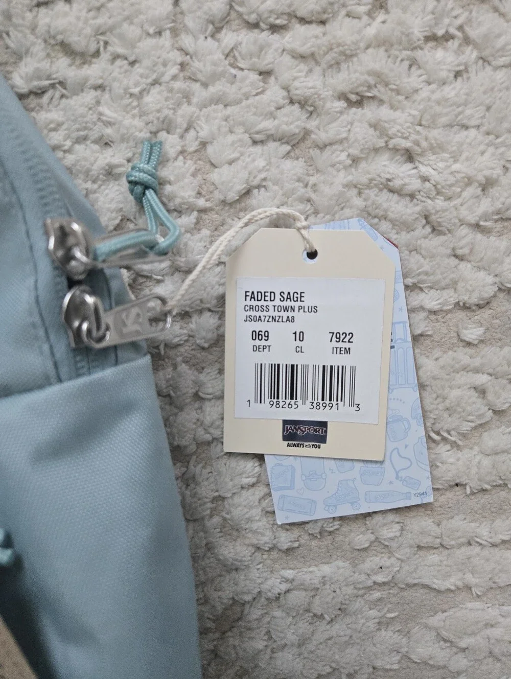 JanSport Cross Town Plus Backpack With 15